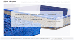 Desktop Screenshot of galerie-schuermann.de